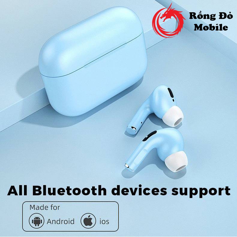 Tai nghe Bluetooth Inpod Pro TWS 5.0 FULL MÀU Cảm Biến VÂN TAY Tự Động Kết Nối Khi Mở - Rồng Đỏ Mobile