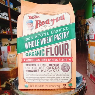 Bột nguyên cám hữu cơ mềm - organic whole wheat pastry flour 2.27kg