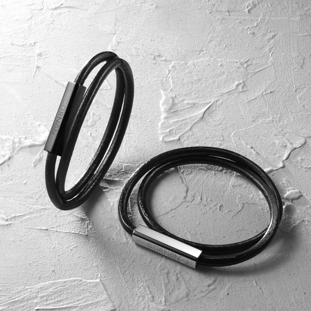 Vòng Tay Nam Curnon Ashton Bracelet - Phụ Kiện Đeo Tay Thời Trang, Chất Liệu Da, Thiết Kế 2 Lớp Cá Tính