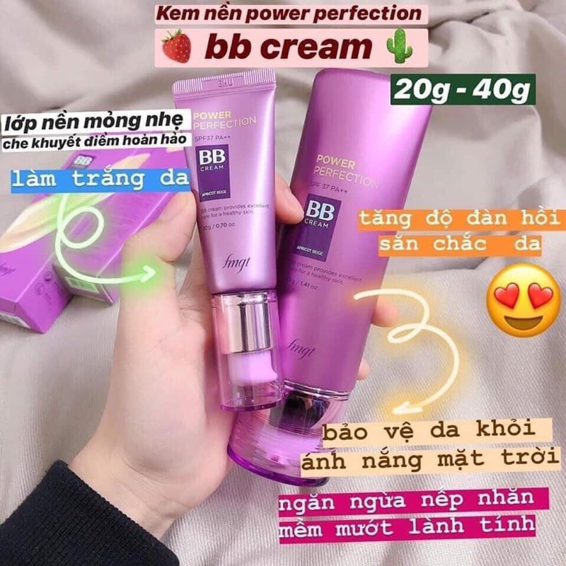 kem nền bb cream tím tuýp 20g hàng chuẩn