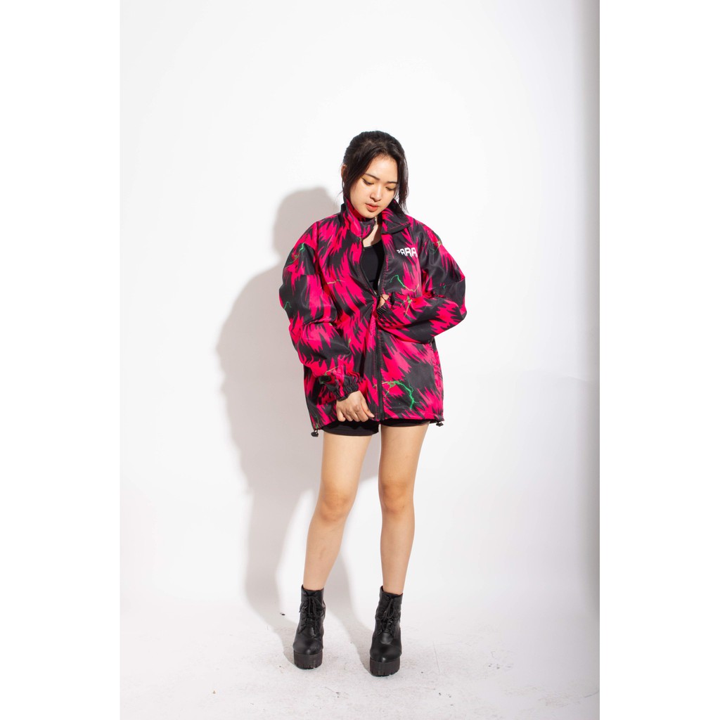 Áo khoác dù 2 lớp Paradox form rộng - Unisex - in hình - PELAGE