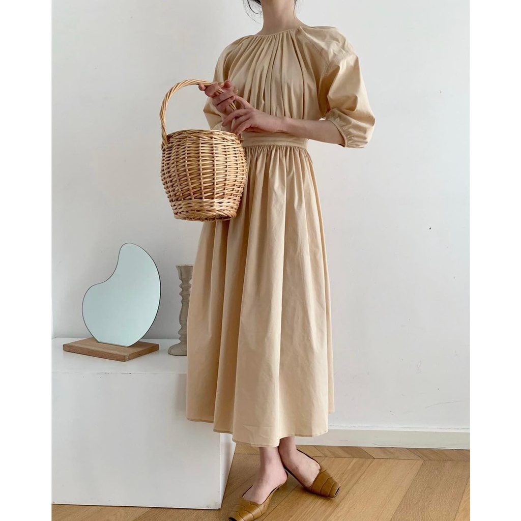 VÁY RUMI DRESS HỞ LƯNG BE
