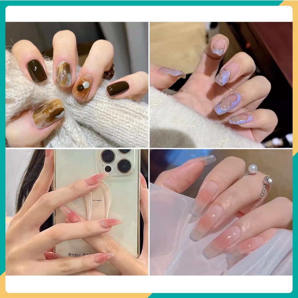 Móng giả /Kèm keo/ nail xinh xắn  mới