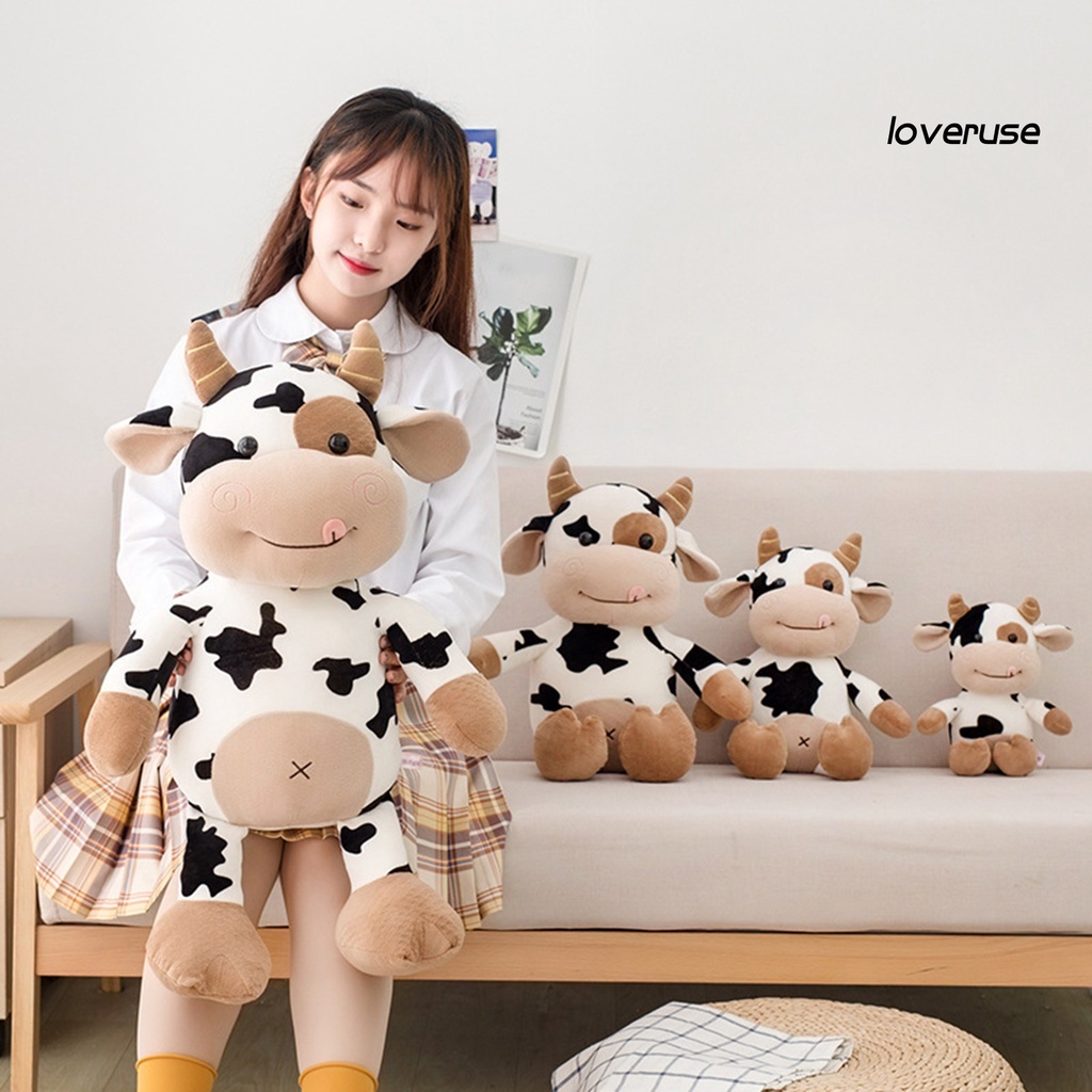 Đồ chơi nhồi bông Hình Chú Bò Sữa Dễ Thương Cho Bé