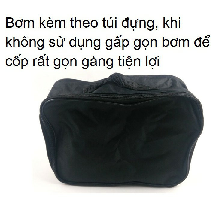 Bơm lốp xe ô tô 2 xilanh cao cấp