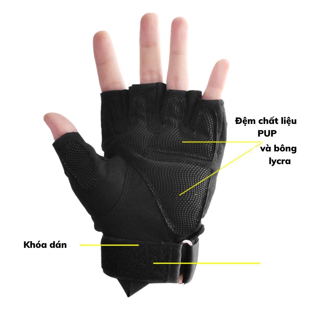Găng Tay Đi Xe Máy Đi Phượt, Tập Thể Thao Okey GT0006