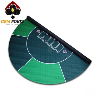 ♛THẢM POKER TRÒN CAO SU CAO CẤP GREEN♛