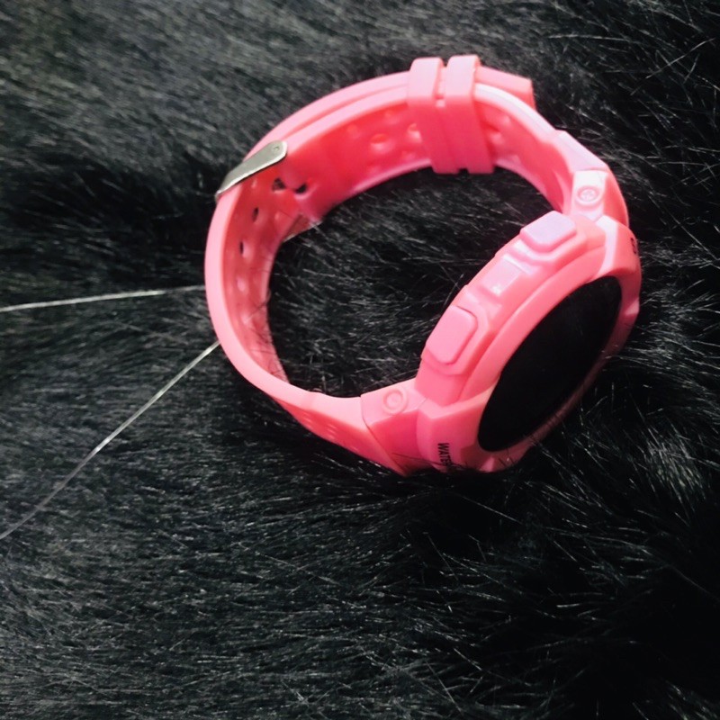 Đồng hồ điện tử màu hồng cho bé | BigBuy360 - bigbuy360.vn