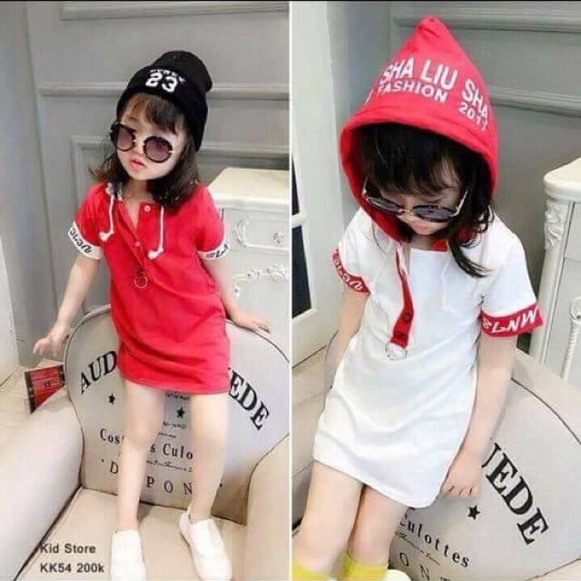 Váy thể thao cotton cho bé