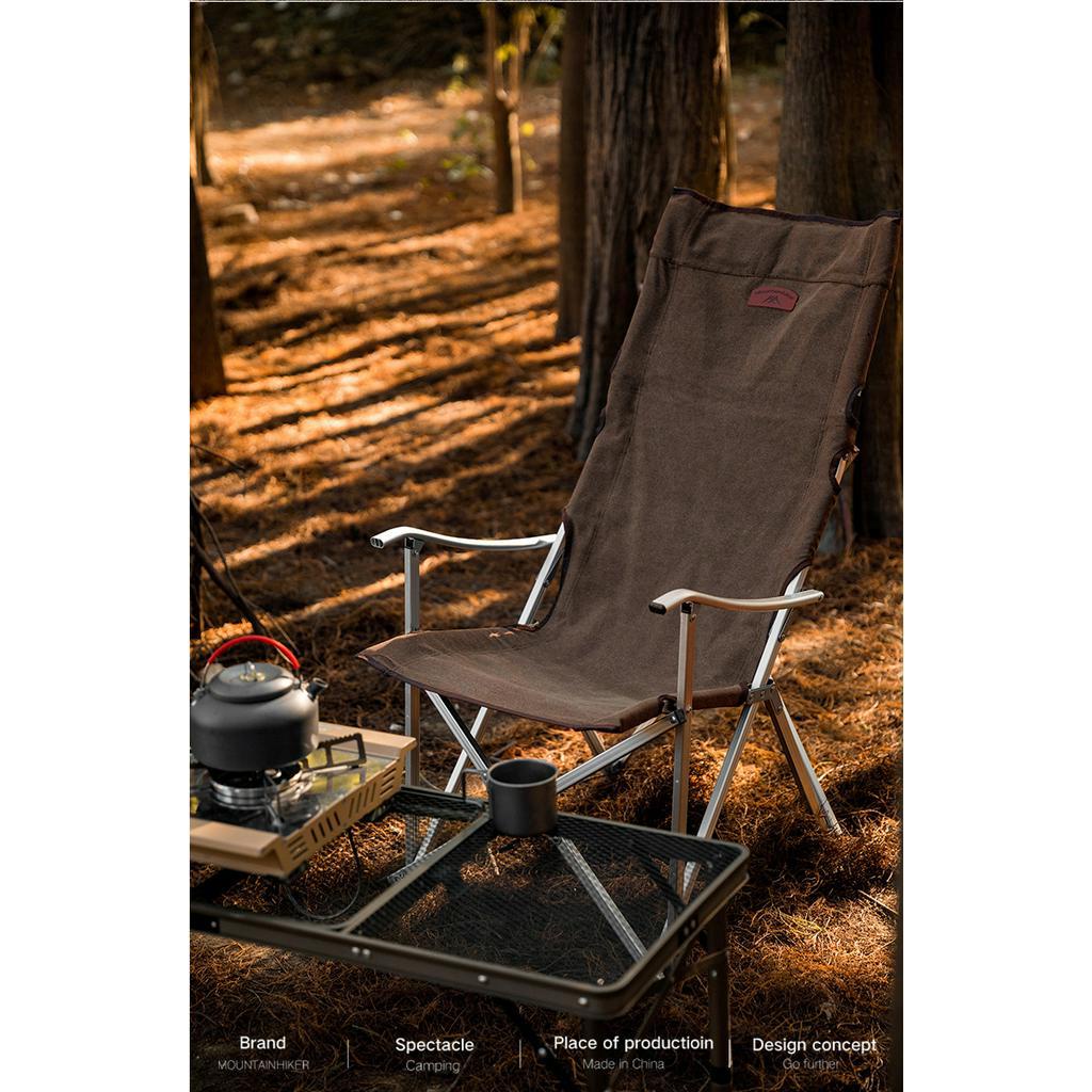 Ghế xếp có tay tựa lưng cao Moutainhiker  Portable Folding Chair