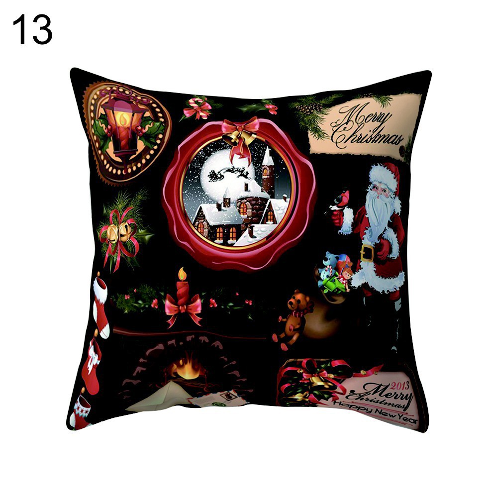 Bao gối vuông 18 Inch trang trí Giáng sinh