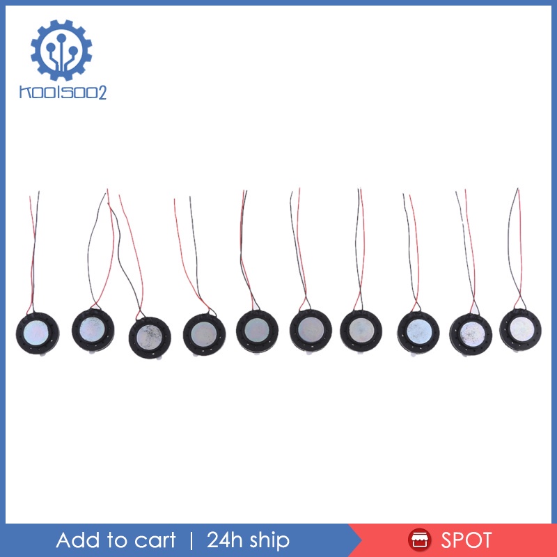 Set 10 Loa Âm Thanh Koolsoo2 20x20mm 1W 8ohm Chất Lượng Cao