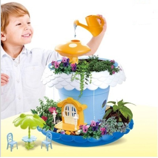 Dạy bé biết chăm sóc cây cỏ bằng bộ đồ chơi Khu vườn cổ tích - Magical Cottage