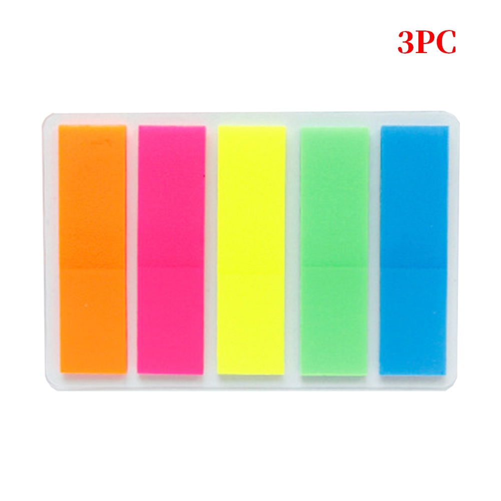 75pcs Point Mark Rainbow Flags Bookmark Home Self Adhesive Paper Products Notes