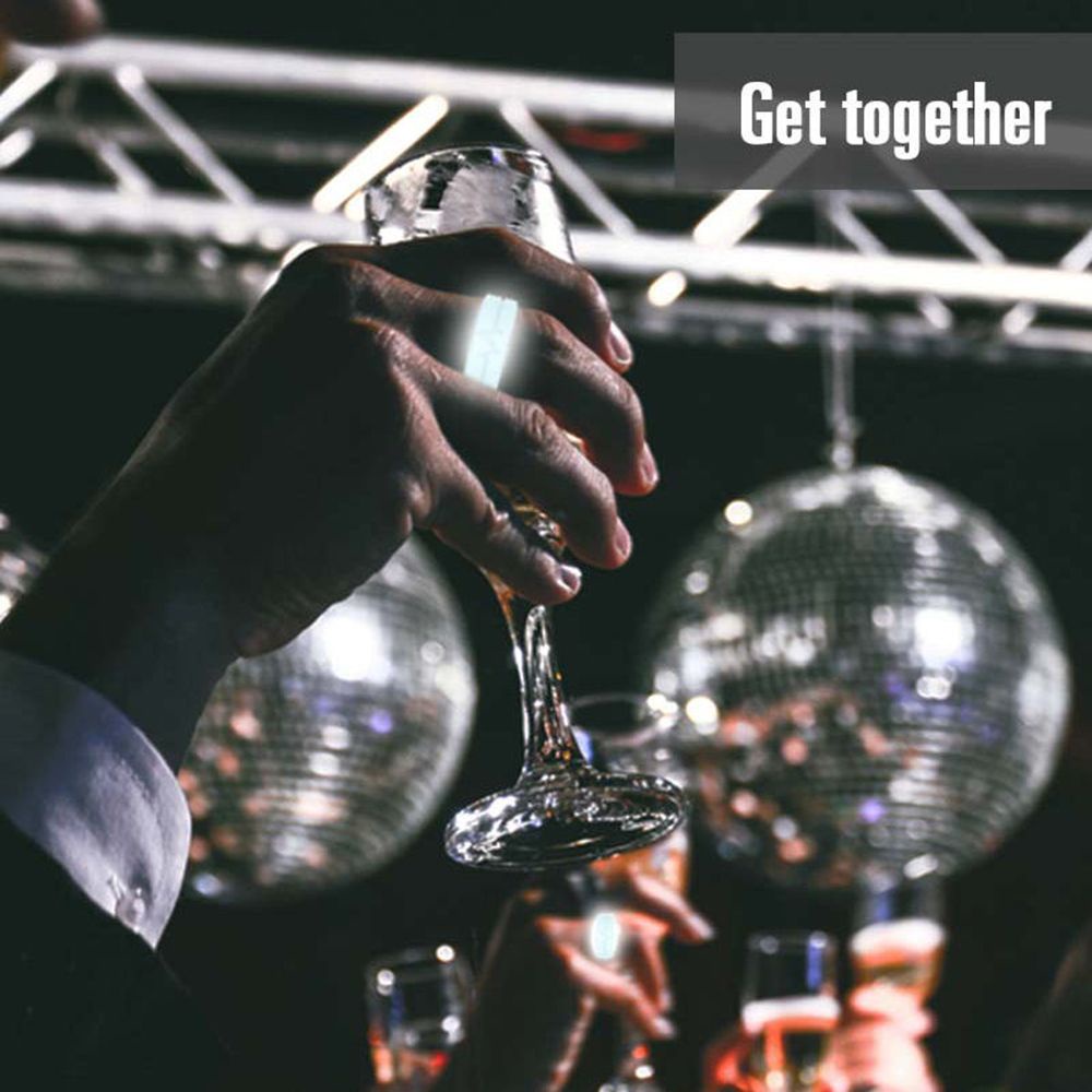 Nhẫn dạ quang bằng silicon thời trang làm quà tặng sinh nhật nhiều màu sắc cho nam và nữ