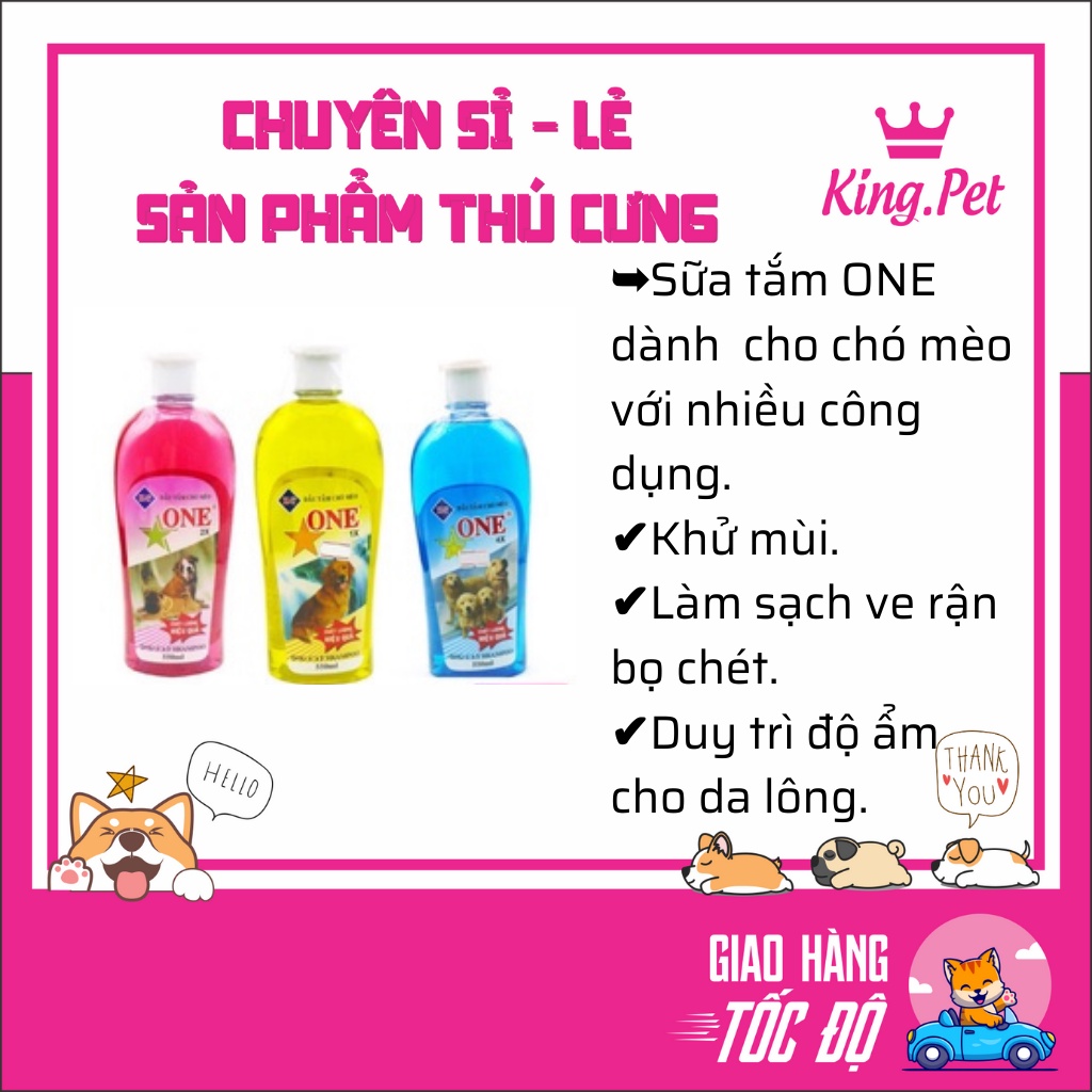 DẦU TẮM ONE CHO CHÓ MÈO