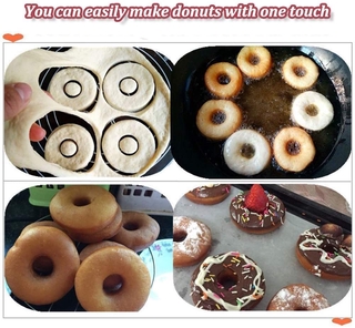 Diy handmade donut mold / diy baking / kitchen cake mold / baking pan dessert bread mold / baking tools / hollow bread press mold