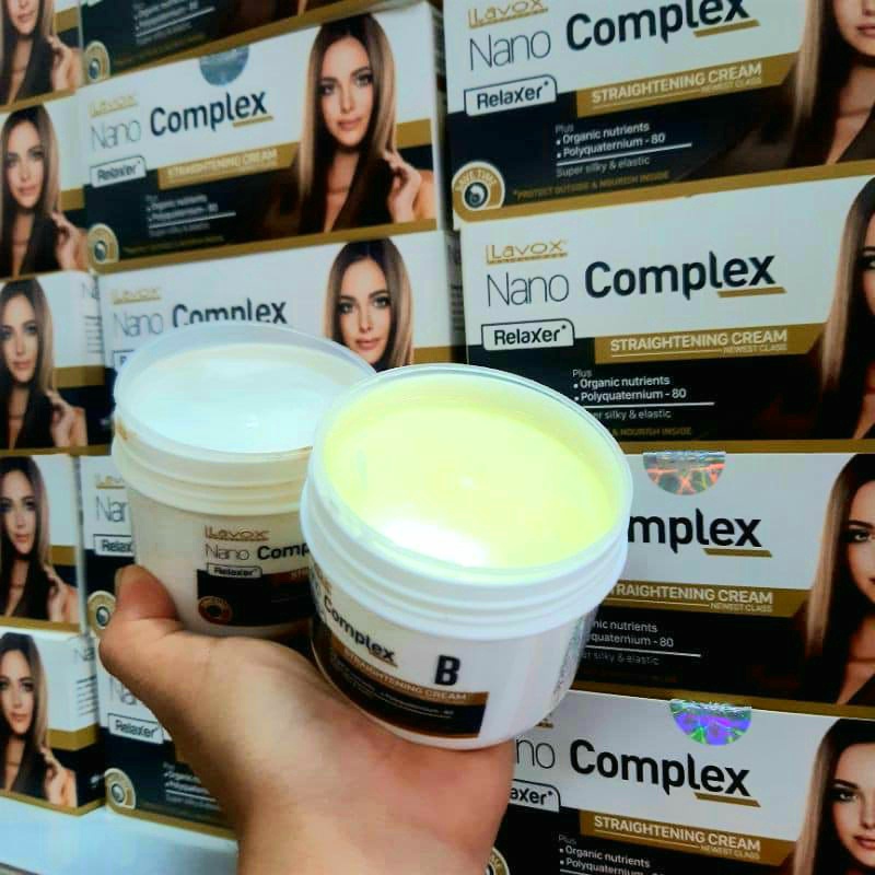 Duỗi Ép Tóc Nhỏ Lavox nano Complex 300ml - Thuận Tiện Duỗi Ngay Tại Nhà Nhanh Chóng - Tặng kèm cặp bao tay.