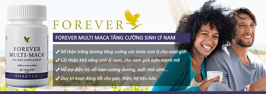 Forever Multi-Maca - Viên uống hỗ trơ sinh lý nam giới - Nhập Khẩu Hoa Kỳ