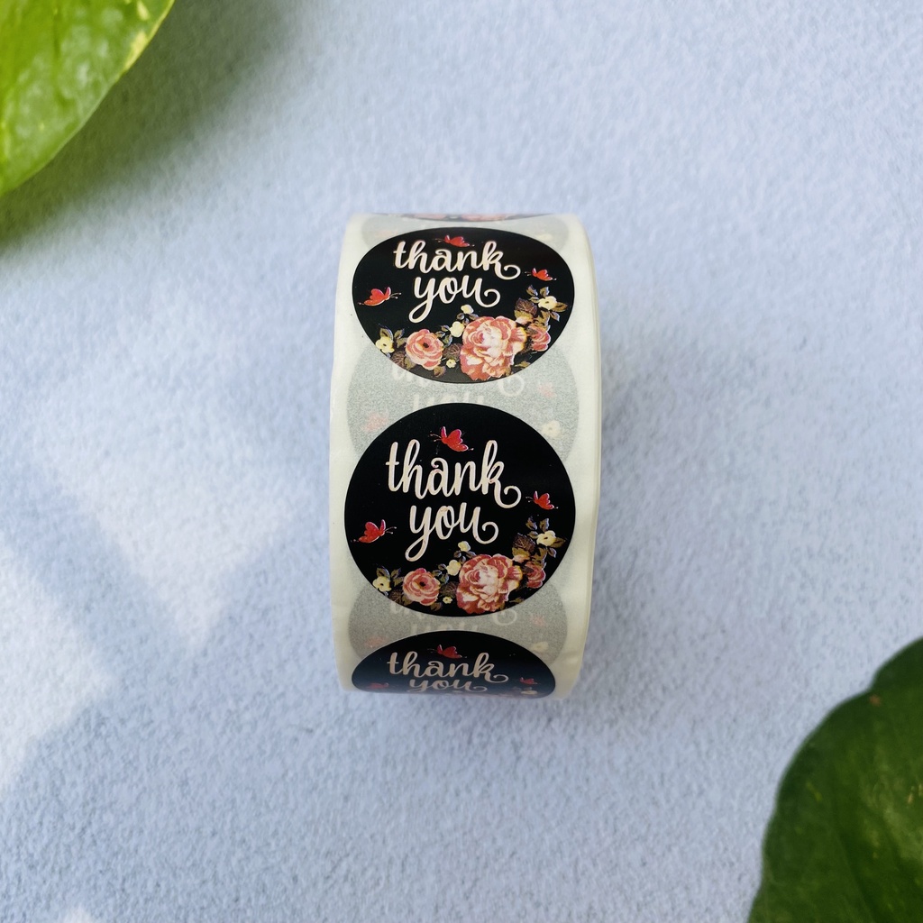 20- 500 nhãn dán Sticker cảm ơn dành cho shop bán hàng, size 2.5cm. nhiều mẫu. Hàng mới về tháng 12