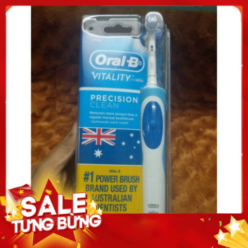 KHUYEN MÃI  Bàn chải điện Oral B Vitality Pro White Electric Toothbrush tặng1 đầu bàn chải Úc KHUYEN MÃI