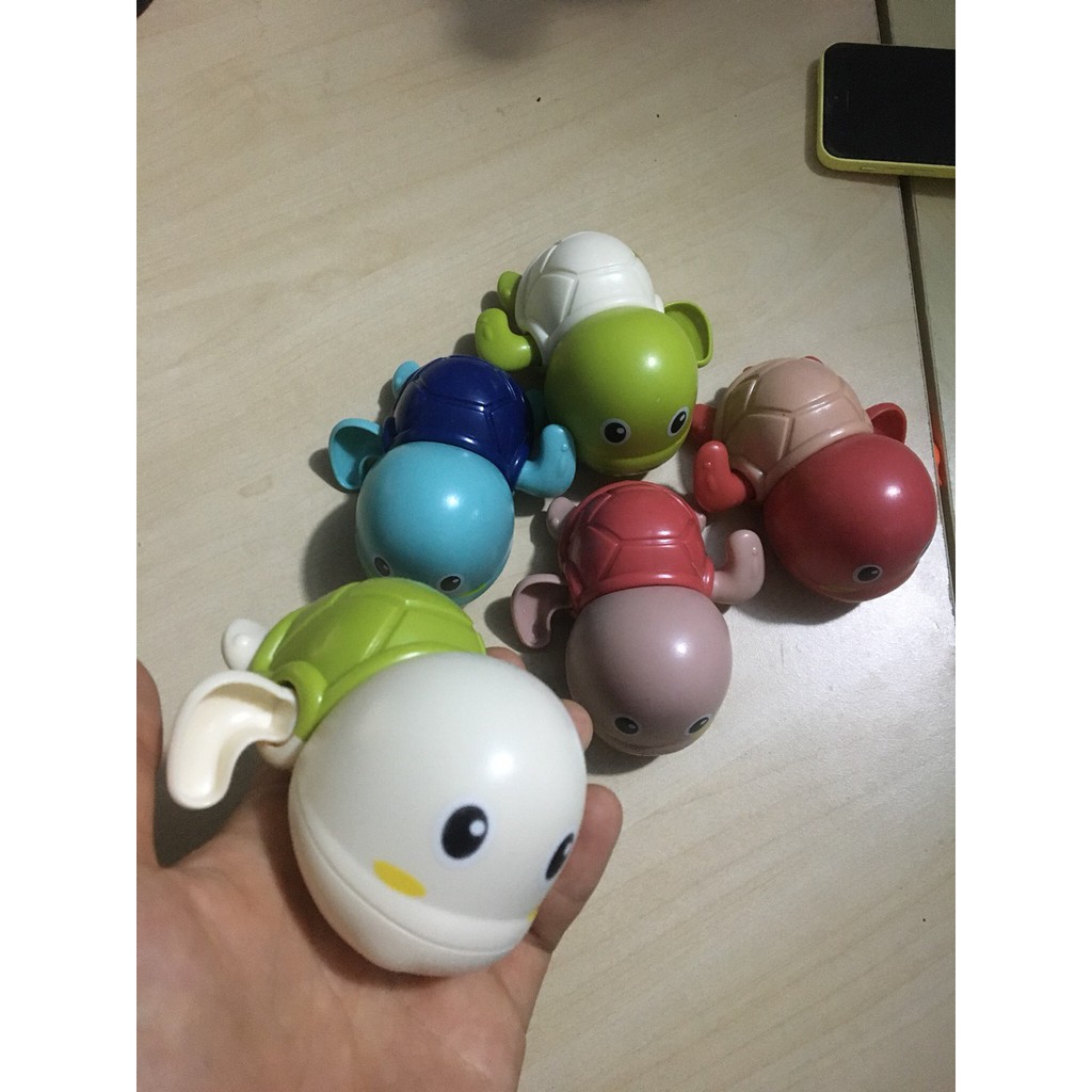 Rùa bơi lội vặn cót, đồ chơi nhà tắm an toàn, vui nhộn - Smart Baby Toys
