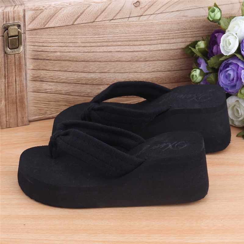 Dép Sandal Đế Xuồng Mềm Mại Thời Trang Đi Biển Mùa Hè Cho Nữ