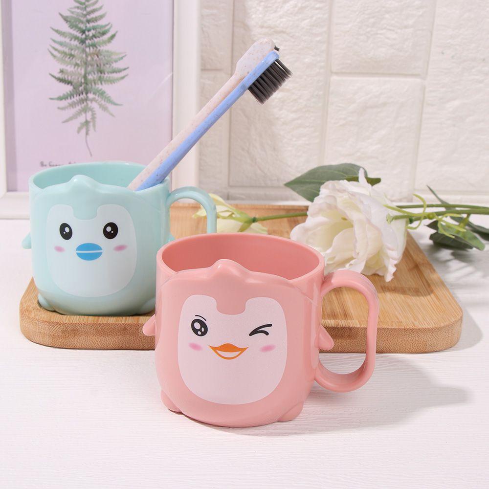 GOGOUP Cốc Đánh Răng Hình Chim Cánh Cụt / Vịt Con Đáng Yêu Cho Bé