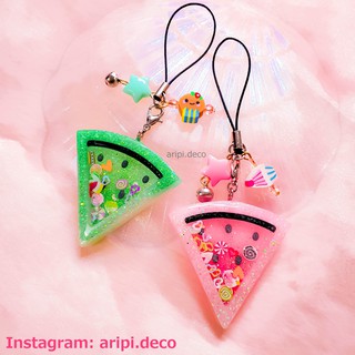 Móc khóa handmade Dưa Hấu / Baby Watermelon