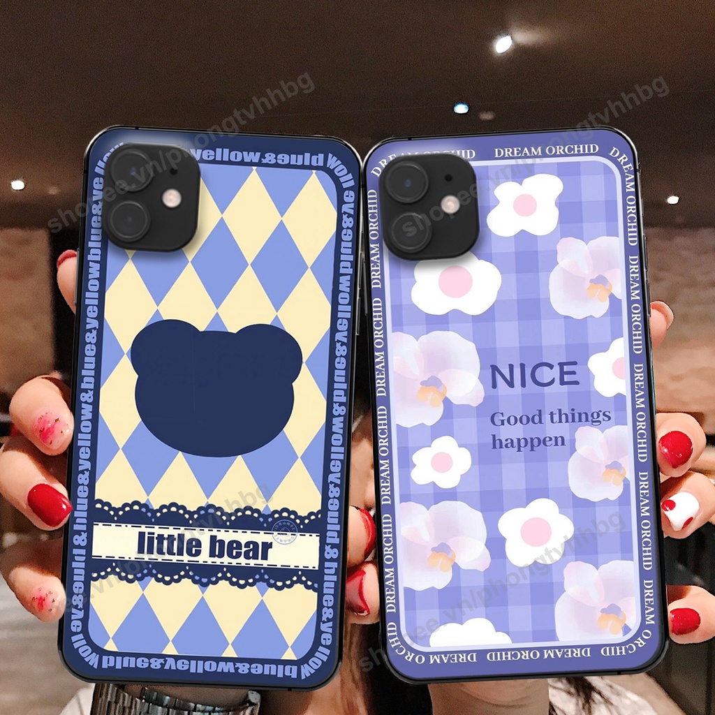 ỐP LƯNG IPHONE 12 -IPHONE 12 PRO-IPHONE 12 MINI-IPHONE 12 PRO MAX trái tim gấu cực cute bền bỉ đẹp
