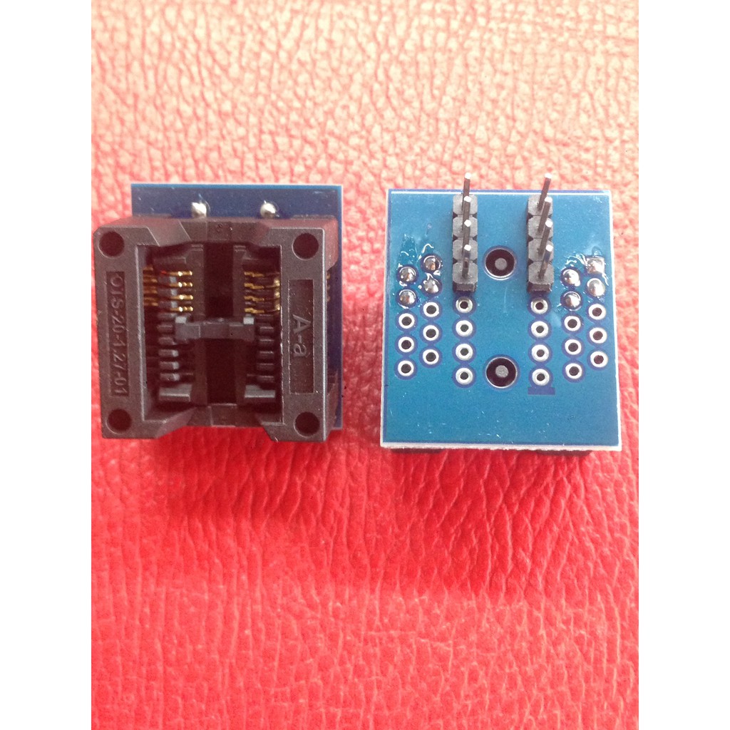 Đế nạp rom 8 chân 209mil cho PC, LAPTOP