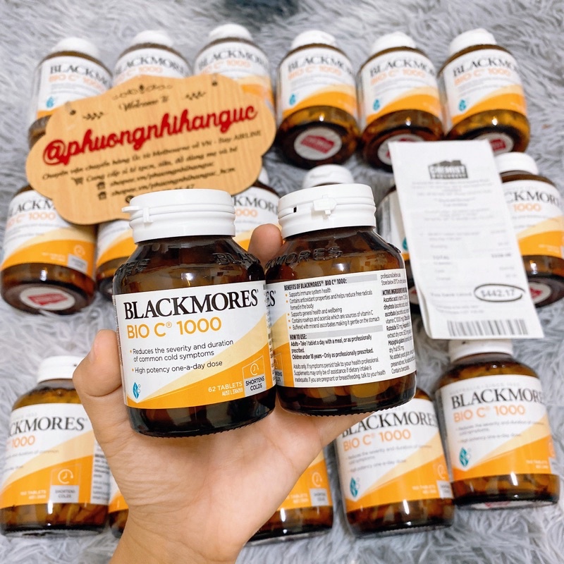 VIÊN UỐNG BỔ SUNG VITAMIN C BLACKMORES BIO C® 1000mg - FULL BILL MUA TẠI ÚC
