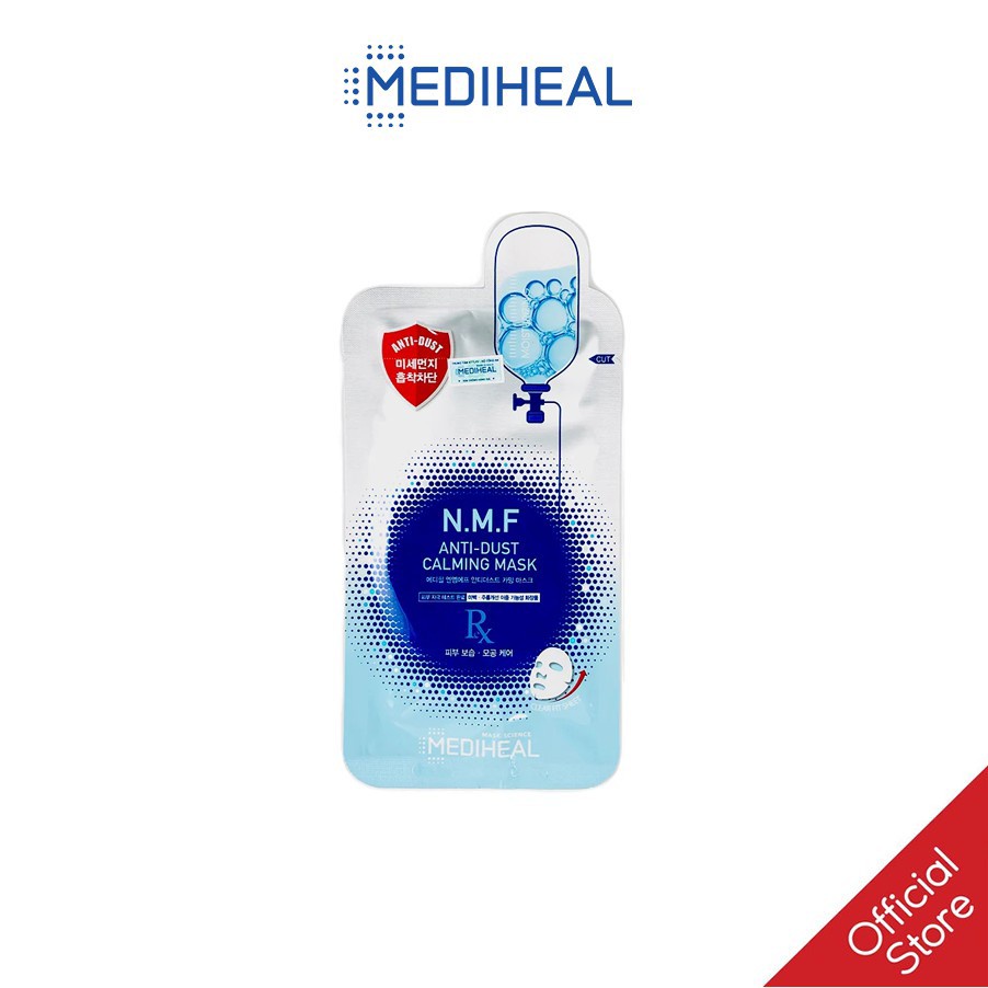 Mặt Nạ Thải Độc, Cấp Nước Và Phục Hồi Da Mediheal N.M.F Anti-Dust Calming Mask 27ml [K56]