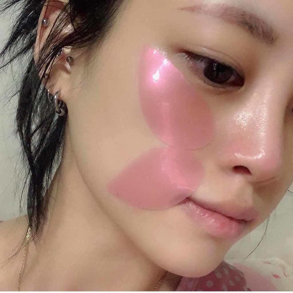 Mặt Nạ Dưỡng Mắt &amp; Má Secret Key Pink Racoony Hydrogel Eye &amp; Cheek Patch