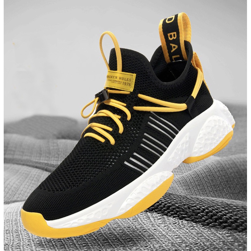 Giày thể thao nam sneakers phong cách đường phố vải thoáng mát | BigBuy360 - bigbuy360.vn
