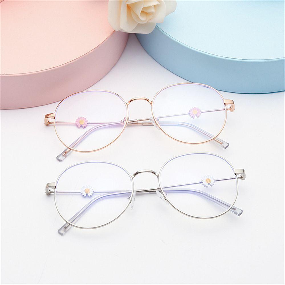 Kính Cận Thị Gọng Tròn Bằng Kim Loại Siêu Nhẹ Phong Cách Unisex