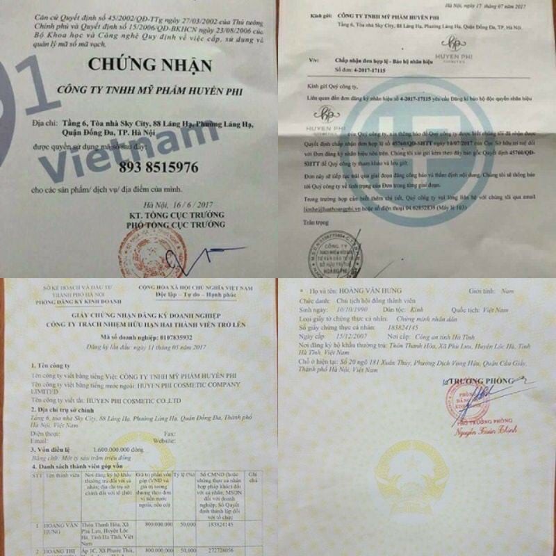 Sữa rửa mặt Huyền Phi chính hãng