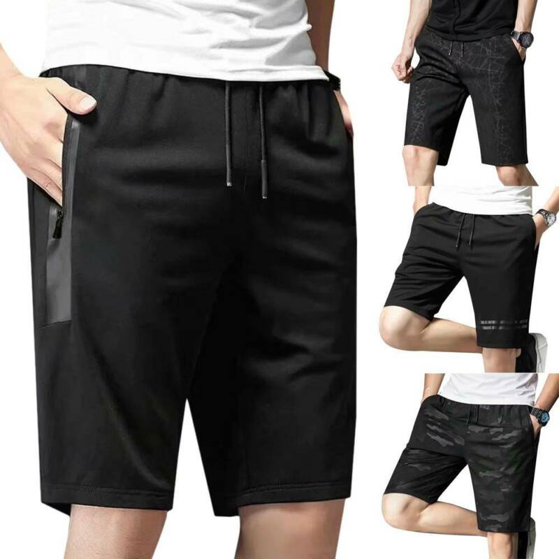 Quần ngắn thể thao phối dây rút cho nam