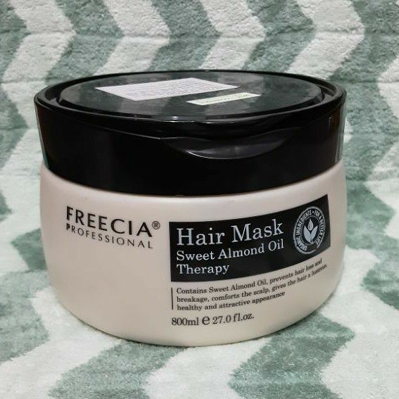 Hấp dầu hạnh nhân dưỡng ẩm, phục hồi Freecia Hair Mask Sweet Almond Oil Therapy 800ml