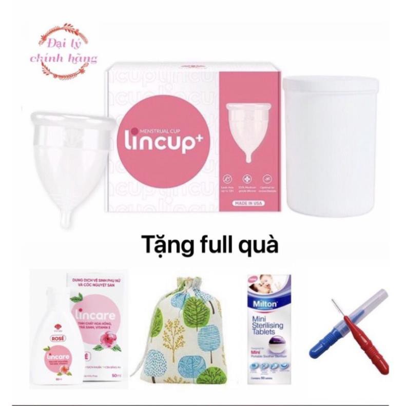 Cốc nguyệt san Lincup chính hãng [ Mẫu mới nhất ] full quà tặng, ưu đãi duy nhât hôm nay.