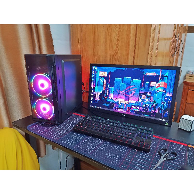 Thùng máy tính gaming amd maxseting lol