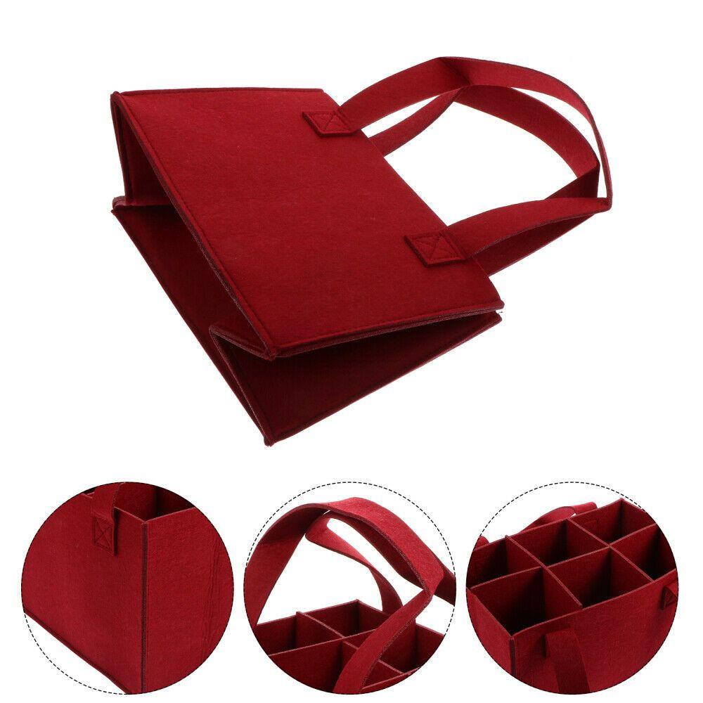 Túi Nỉ Đựng Chai Rượu Vang 6X Thời Trang Bền Bỉ