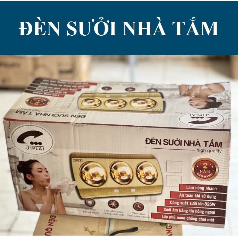 ĐÈN SƯỞI NHÀ TẮM, ĐÈN SƯỞI HỒNG NGOẠI 3 BÓNG MÙA ĐÔNG, BẢO HÀNH 24 THÁNG