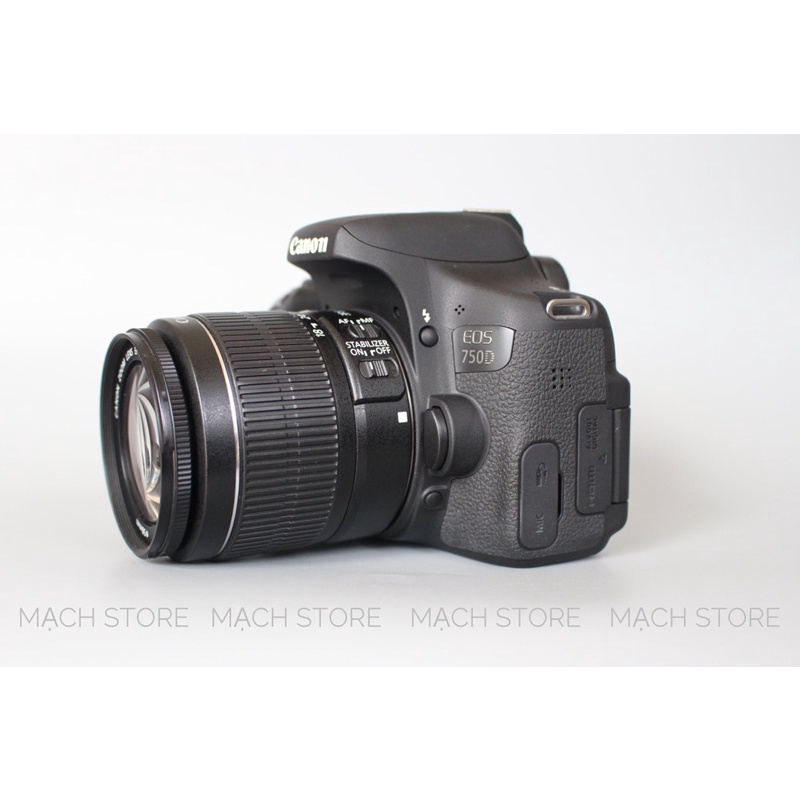 MÁY ẢNH CANON EOS 750D KÈM LENS KIT 18-55MM F3.5-5.6 IS STM