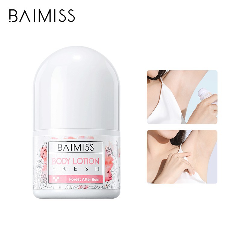 Chai lăn Baimiss khử mùi 30ml 5 loại tùy chọn chống mồ hôi nách, ngăn tiết mồ hôi vào mùa hè