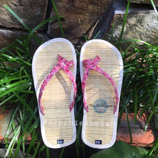 Dép chiếu handmade