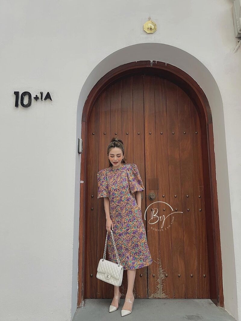 Váy Hoa Nhí Vintage Dáng Dài thiết kế kiểu Hàn Quốc cao cấp | BigBuy360 - bigbuy360.vn