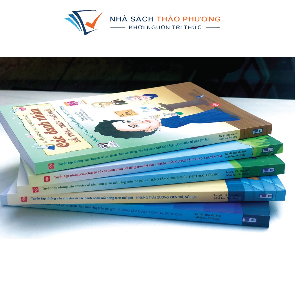 Sách - Tuyển tập những câu chuyện về các danh nhân nổi tiếng trên thế giới (bộ 5 quyển) – Quyển lẻ tùy chọn