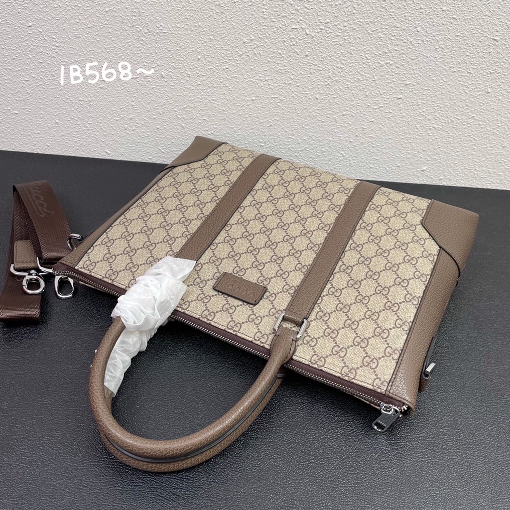 Cặp xách công sở nam da thật thời trang cao cấp Gucci GG GC phong cách thanh lịch, thời thượng