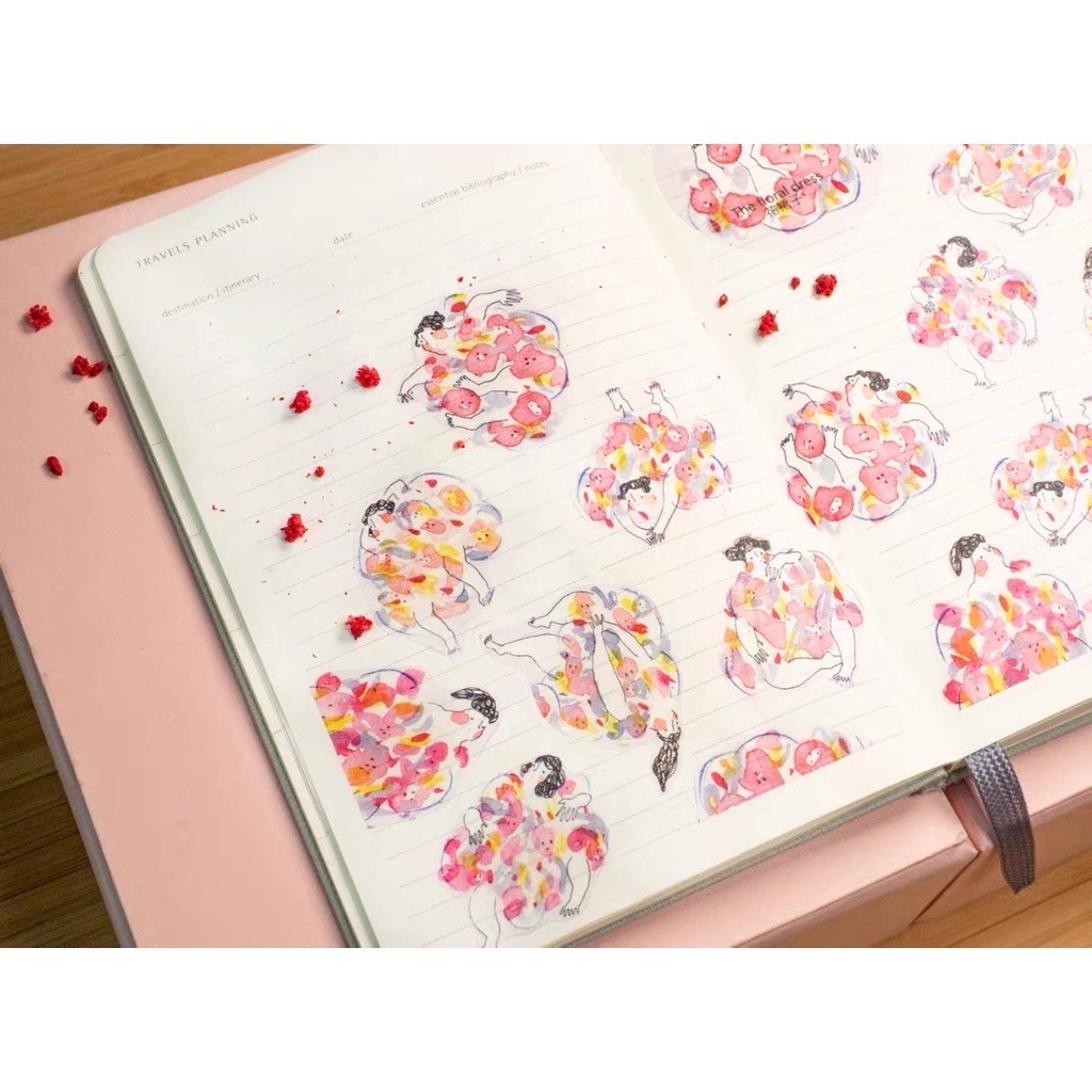 Tổng hợp chiết lẻ các mẫu washi của hãng dodolulu